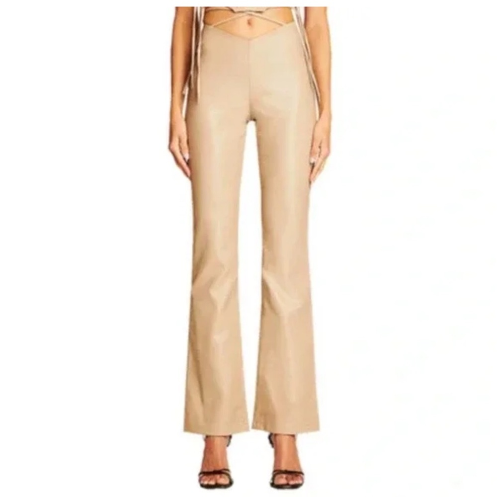 IAMGIA flare leather pants